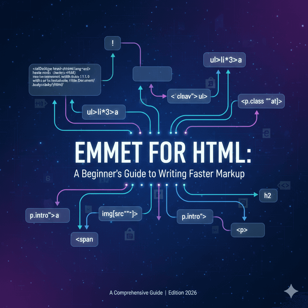 Emmet for HTML: A Beginner’s Guide to Writing Faster Markup